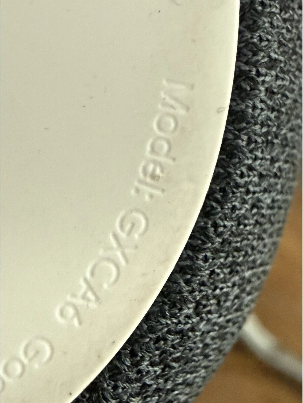 Google GXCA6 Nest Audio Smart Speaker Used Working Dark Grey